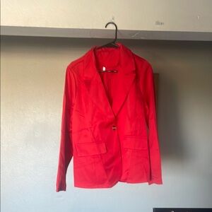 Women's Red Blazer